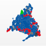 Mapa electoral de la Comunidad de Madrid