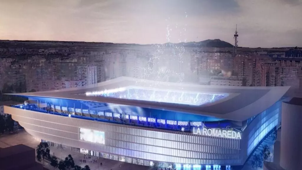 El Real Zaragoza proyecta una Nueva Romareda adaptada y preparada para el Mundial 2030