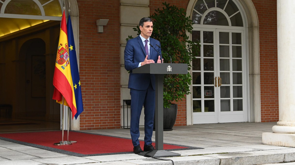 El secretario general del PSOE y presidente del Gobierno de España, Pedro Sánchez