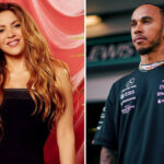 Shakira, pillada de cena con Lewis Hamilton