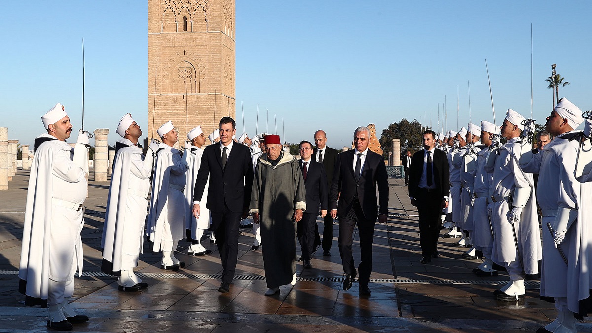 Pedro Sánchez, en su visita oficial a Marruecos durante la Reunión de Alto Nivel