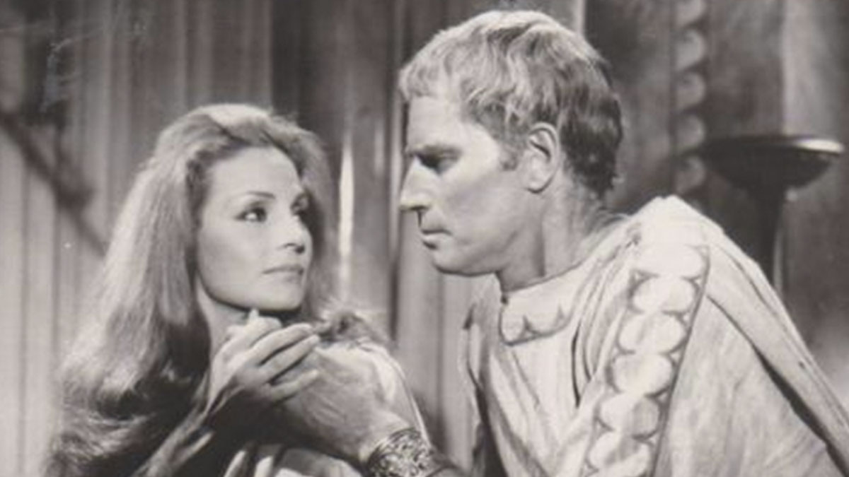 Carmen Sevilla y Charlton Heston en 'Marco Antonio y Cleopatra'