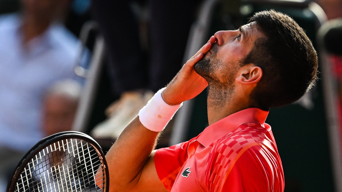 Novak Djokovic en Roland Garros
