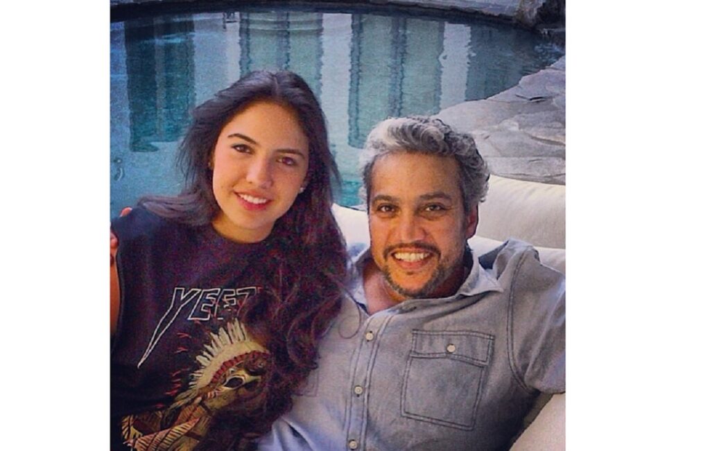 La novia de Al Pacino, Noor Alfallah y su padre Falah Alfallah, que es más joven que el actor