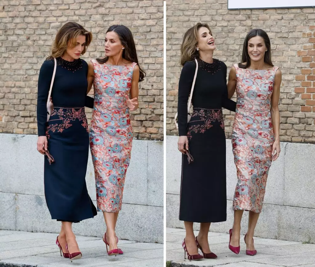 La reina Letizia y Rania de Jordania presumieron de amistad y se mostraron muy cómplices durante su visita a Madrid