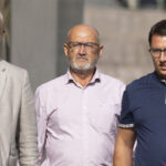 El exdiputado del PSOE Fuentes Curbelo, (tito Berni) a su llegada a los juzgados de Tenerife.