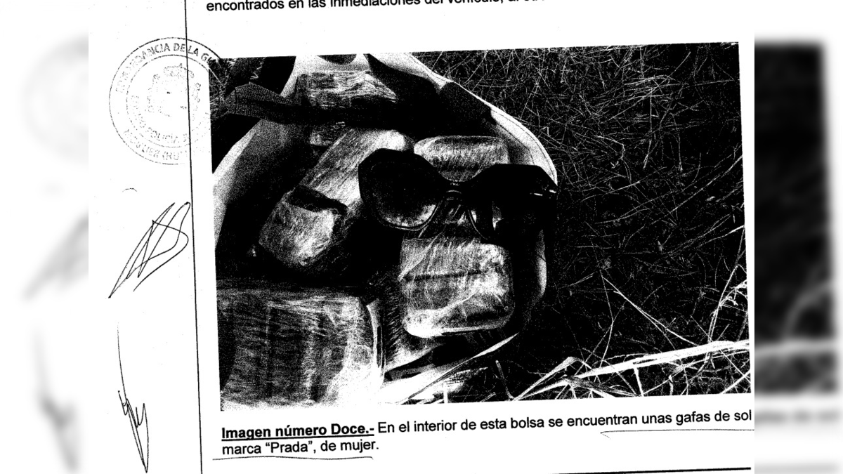 El hachís intervenido cerca del cadáver de la 'guardería' de la droga en Huelva
