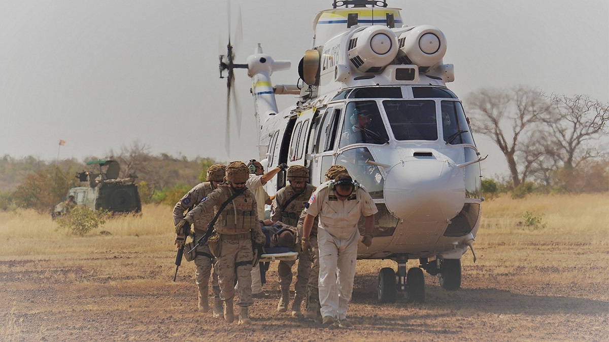 Militares españoles en la misión EUTM Mali