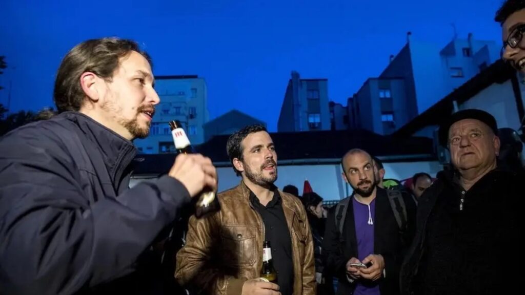 El 'pacto de los botellines' entre Pablo Iglesias y Alberto Garzón
