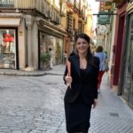 La exdirigente de Vox Macarena Olona y presidenta de Caminando Juntos en Sevilla
