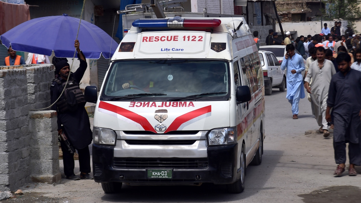 Ambulancia en Pakistán