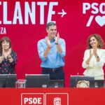 El presidente del Gobierno en funciones, Pedro Sánchez, este lunes en la ejecutiva del PSOE.