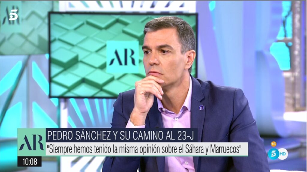Pedro Sánchez en El programa de Ana Rosa