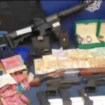 Las armas incautadas por la Policía a la organización vinculada a los Dominican Don't Play (DDP)