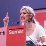 La candidata de Sumar a la Presidencia el Gobierno, Yolanda Díaz