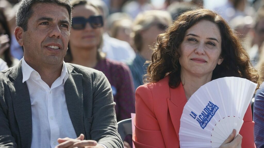 Isabel Díaz Ayuso acompañará a Carlos Mazón en su toma de posesión el próximo lunes