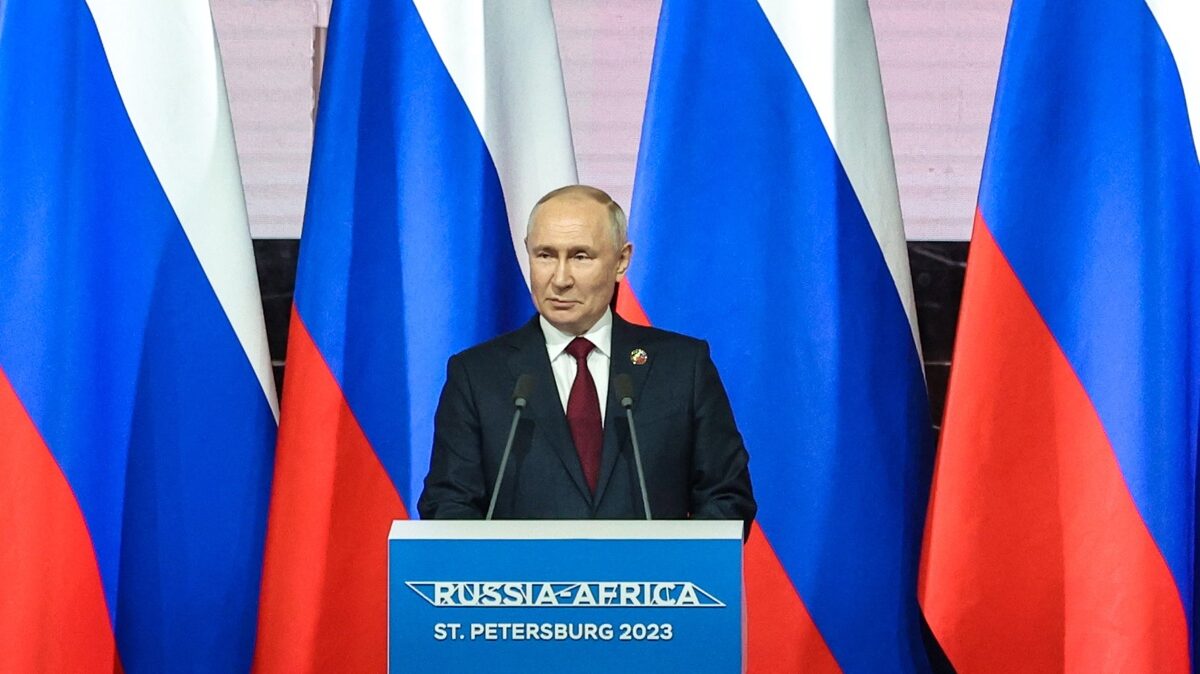 Putin en la cumbre Rusia-África