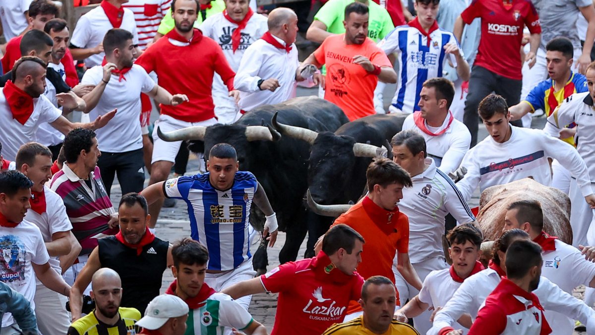 Último encierro de San Fermín 2023