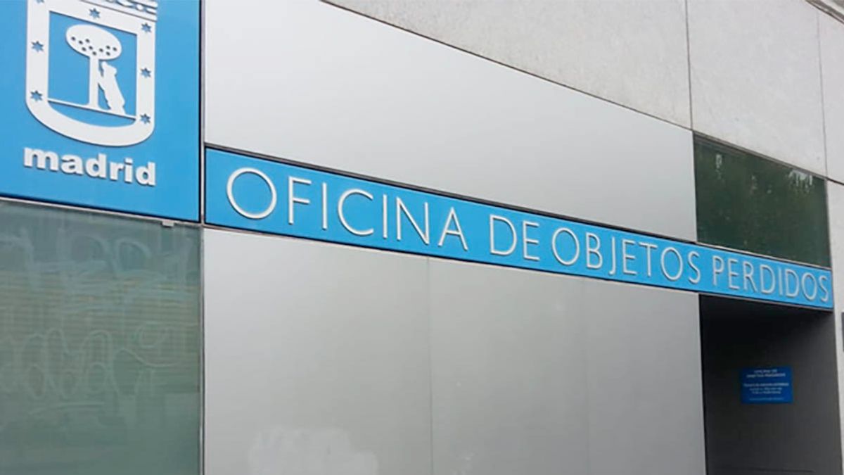 Oficina de Objetos Perdidos del Ayuntamiento de Madrid.