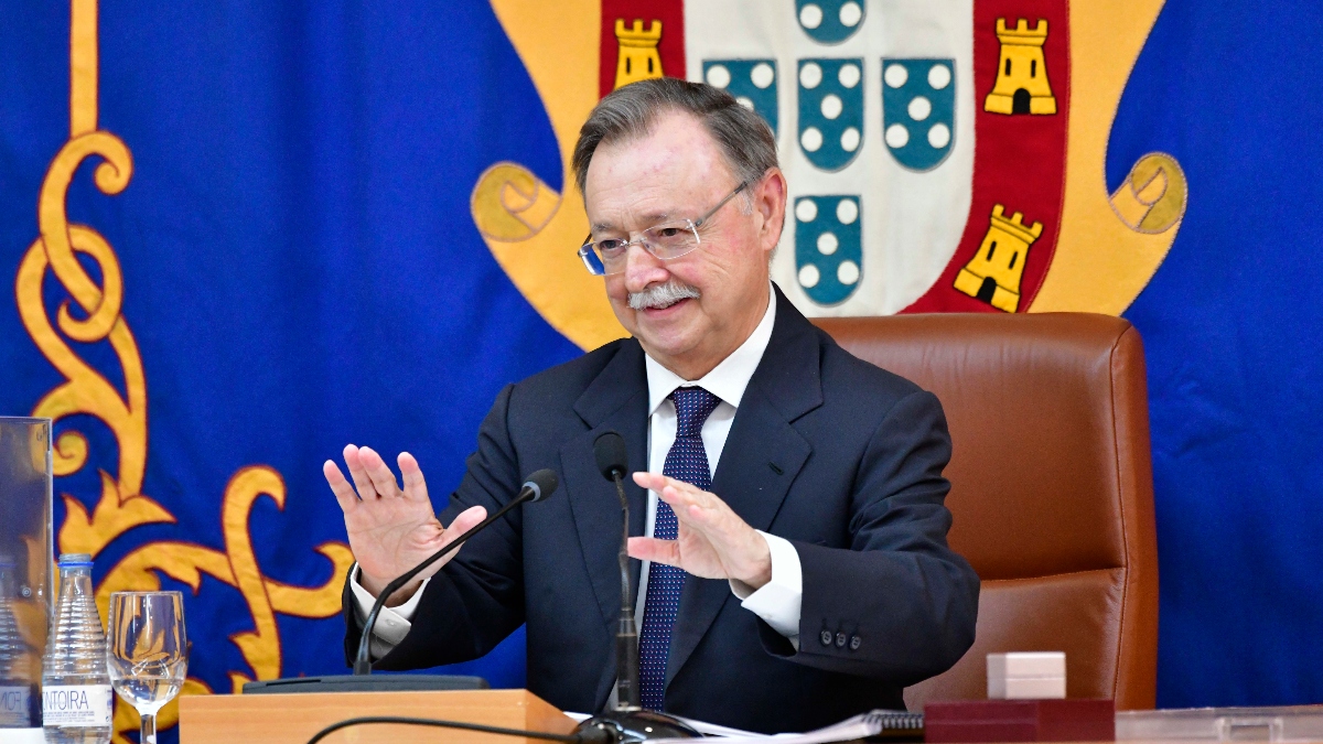 El alcalde de Ceuta, Juan Jesús Vivas (PP), durante la sesión de constitución del Ayuntamiento de Ceuta