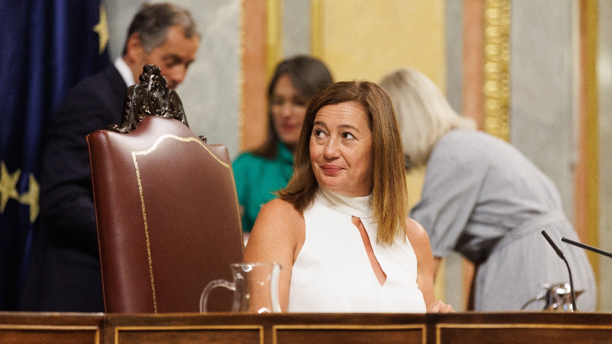 Francina Armengol en el Congreso de los Diputados