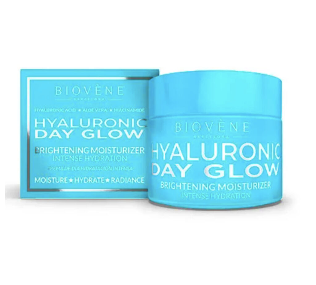 Crema hidratante Hyaluronic Day Glow de Biovene.