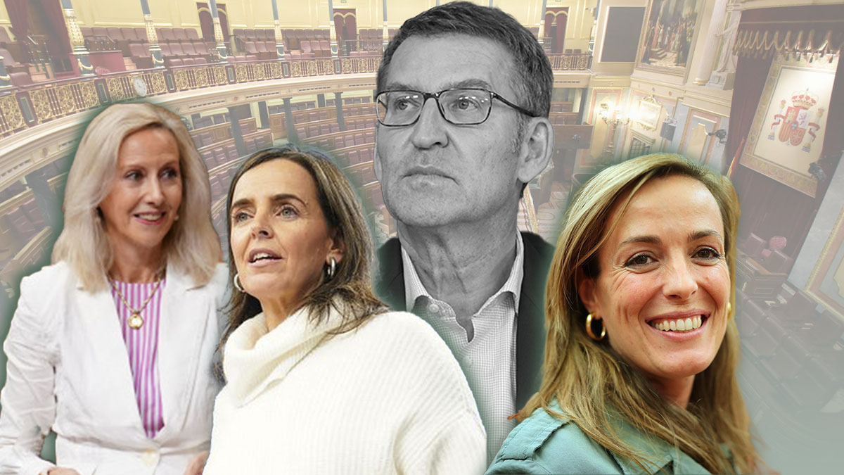 Marta González, Carmen Fúnez y Carmen Navarro: terna de candidatas de Feijóo para la Mesa del Congreso