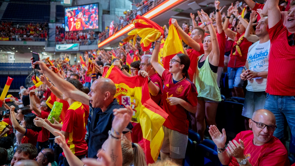 Casi 6.000 personas viendo la final del Mundial Femenino en el Wizink Center