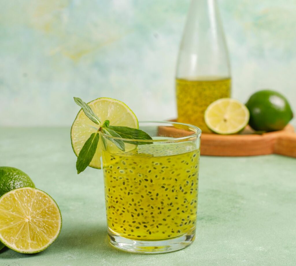 Agua de chía con limón