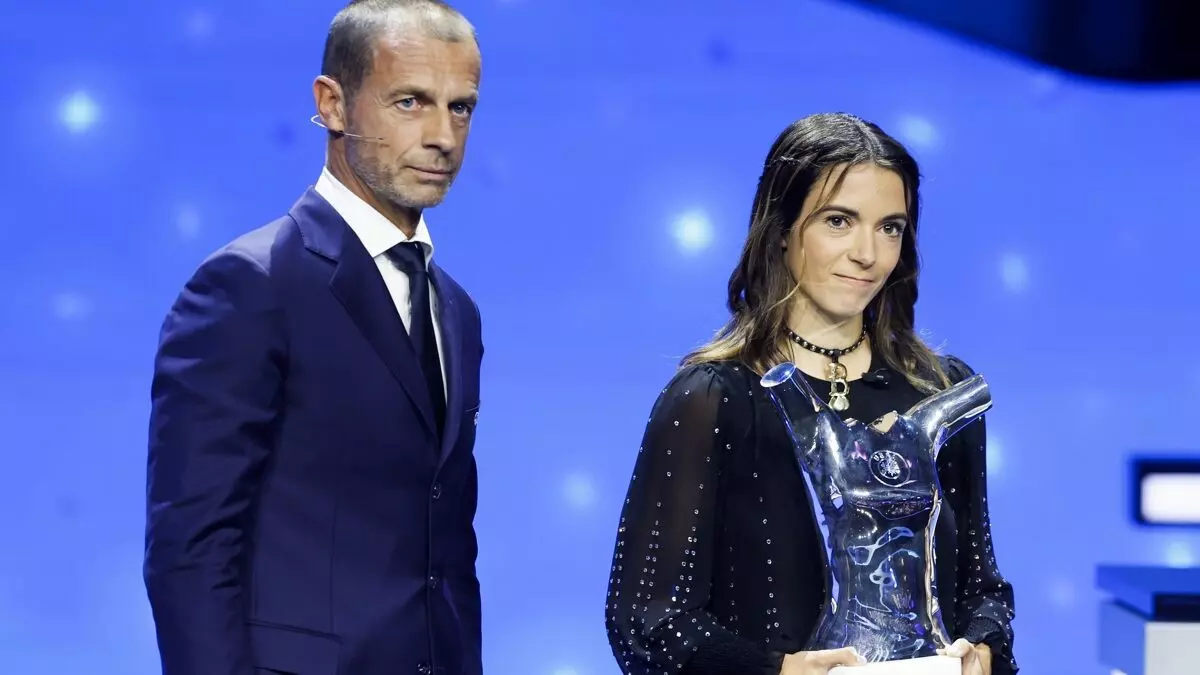 Aitana Bonmati gana el premio a la mejor jugadora del año de la UEFA