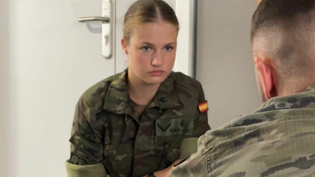 La princesa Leonor en la Academia Militar de Zaragoza