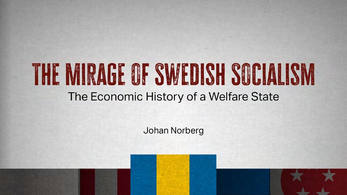 Portada del libro 'The mirage of Swedish socialism'
