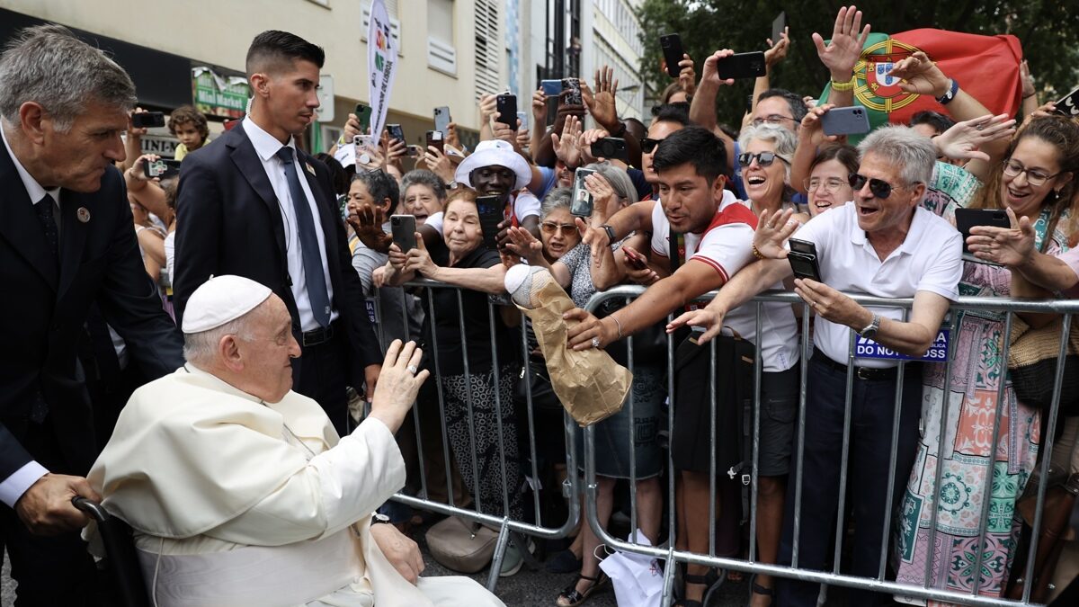 El papa Francisco en Lisboa