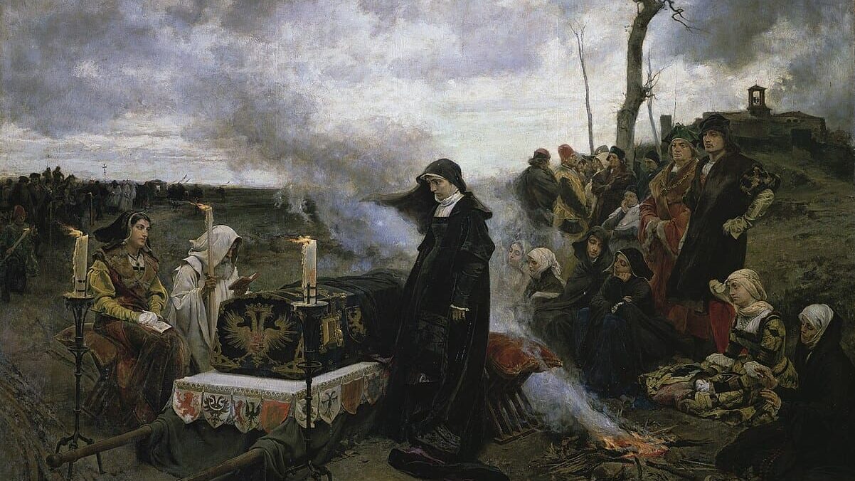 Juana la Loca velando el cadáver de Felipe el Hermoso