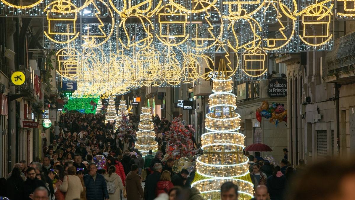 Una imagen de Vigo en Navidad