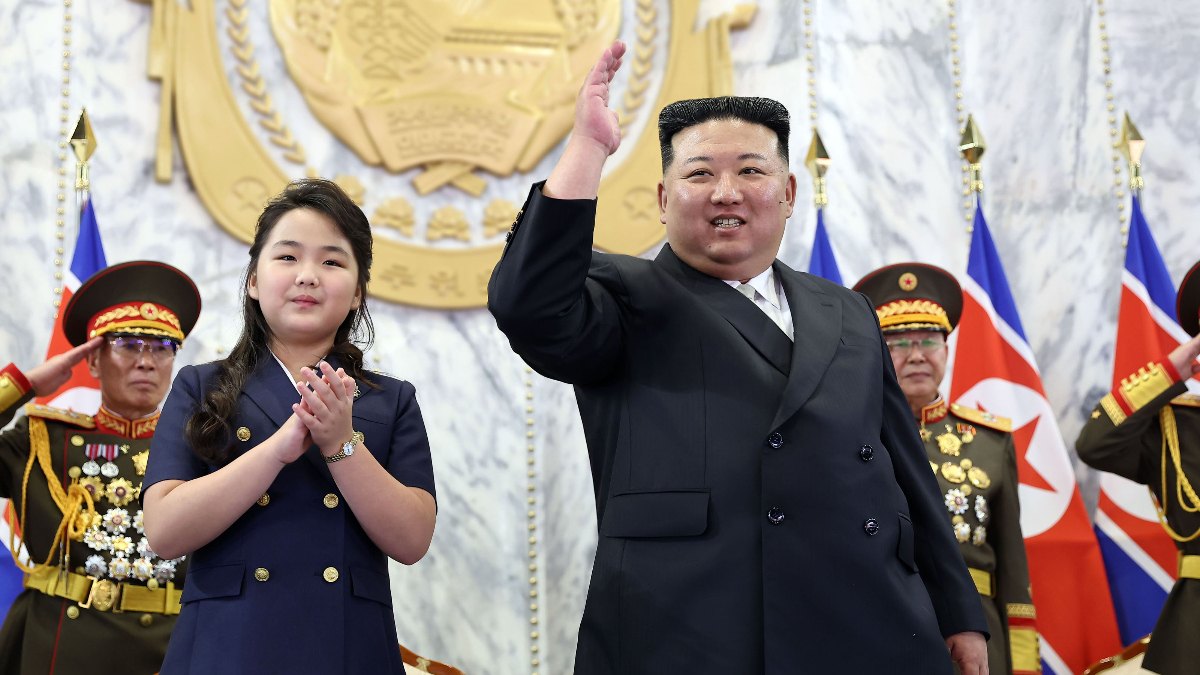Kim Jong Un y su hija