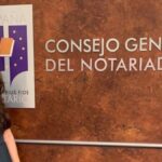 Beatriz Zamora en la sede del Consejo General del Notariado