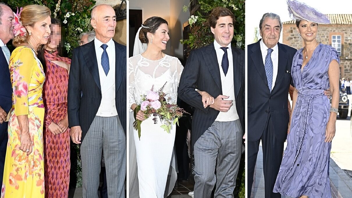 Los detalles y looks de la boda del hijo de Rafael del Pino, Ignacio del Pino y Pilar Montes