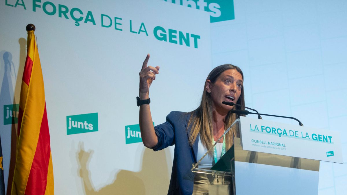 La portavoz de Junts en el Congreso, Miriam Nogueras