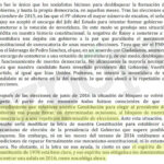 Carta de 66 diputados socialistas que firmaron pidiendo a los parlamentarios del PP que se abstuvieran para que gobernara Sánchez