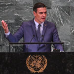 Pedro Sánchez en la ONU, en septiembre del año pasado.