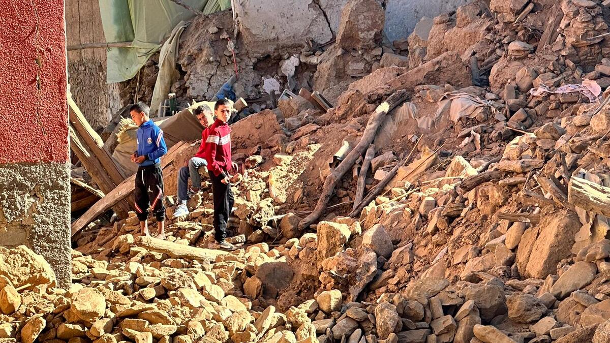 La situación en el epicentro del terremoto en Marruecos