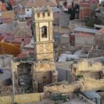 Iglesia de San Pedro en Lorca dañada a causa del terremoto de 2011