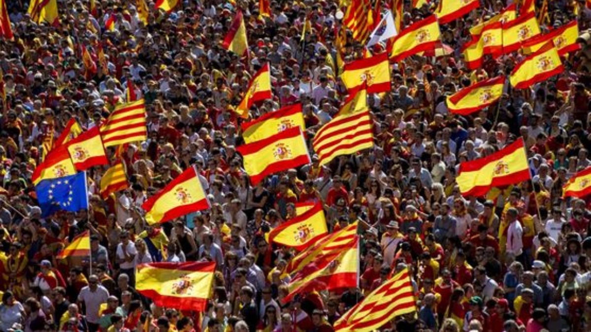 La manifestación de Societat Civil Catalana del 8 de octubre en Barcelona comenzará a las 12 en el paseo de Gràcia