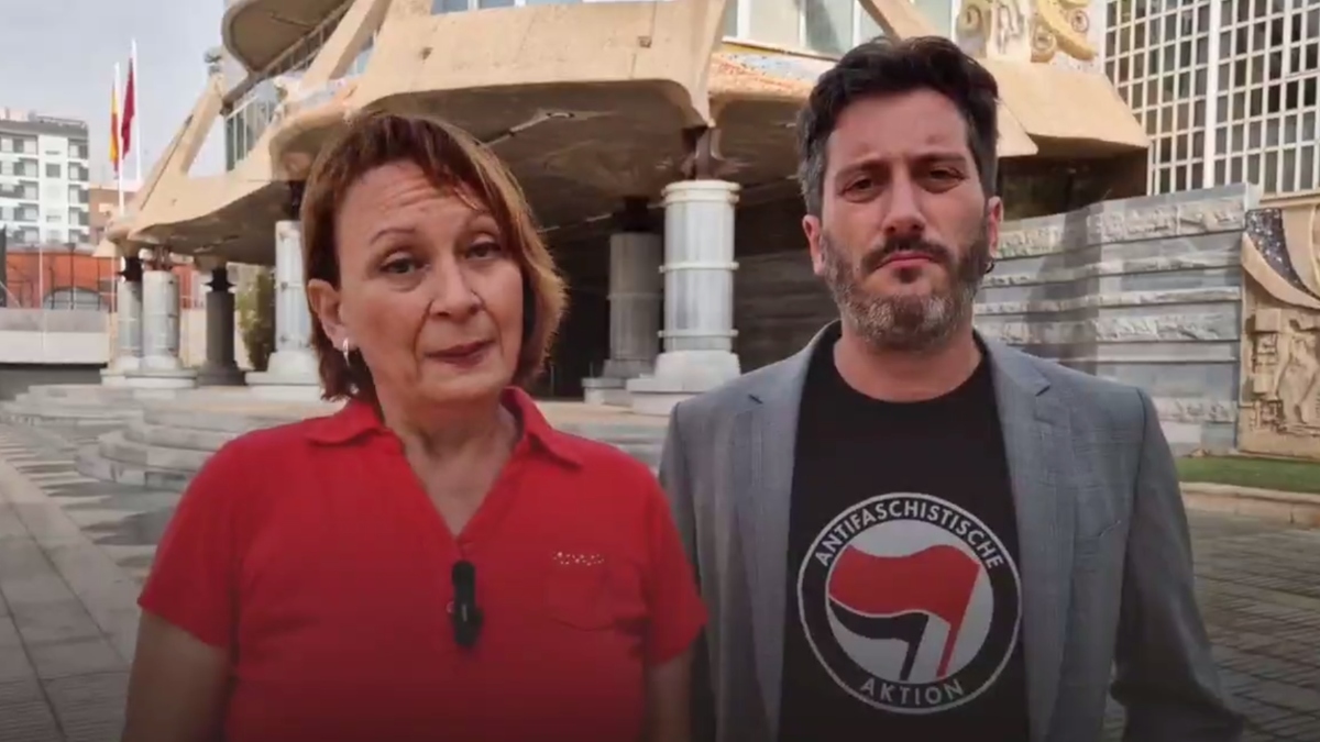 María Marín y Víctor Egío, de Podemos Murcia