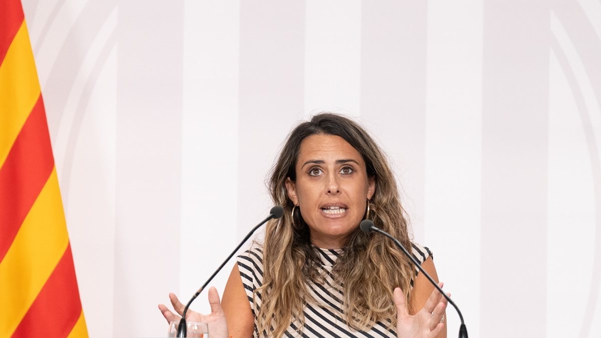 Patrícia Plaja, portavoz del Gobierno de la Generalitat