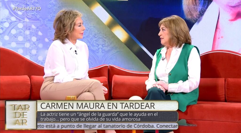 Ana Rosa Quintana, en su entrevista a Carmen Maura