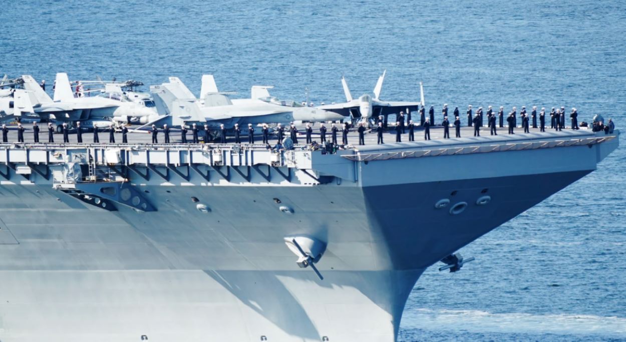 Imagen del buque USS Gerald Ford