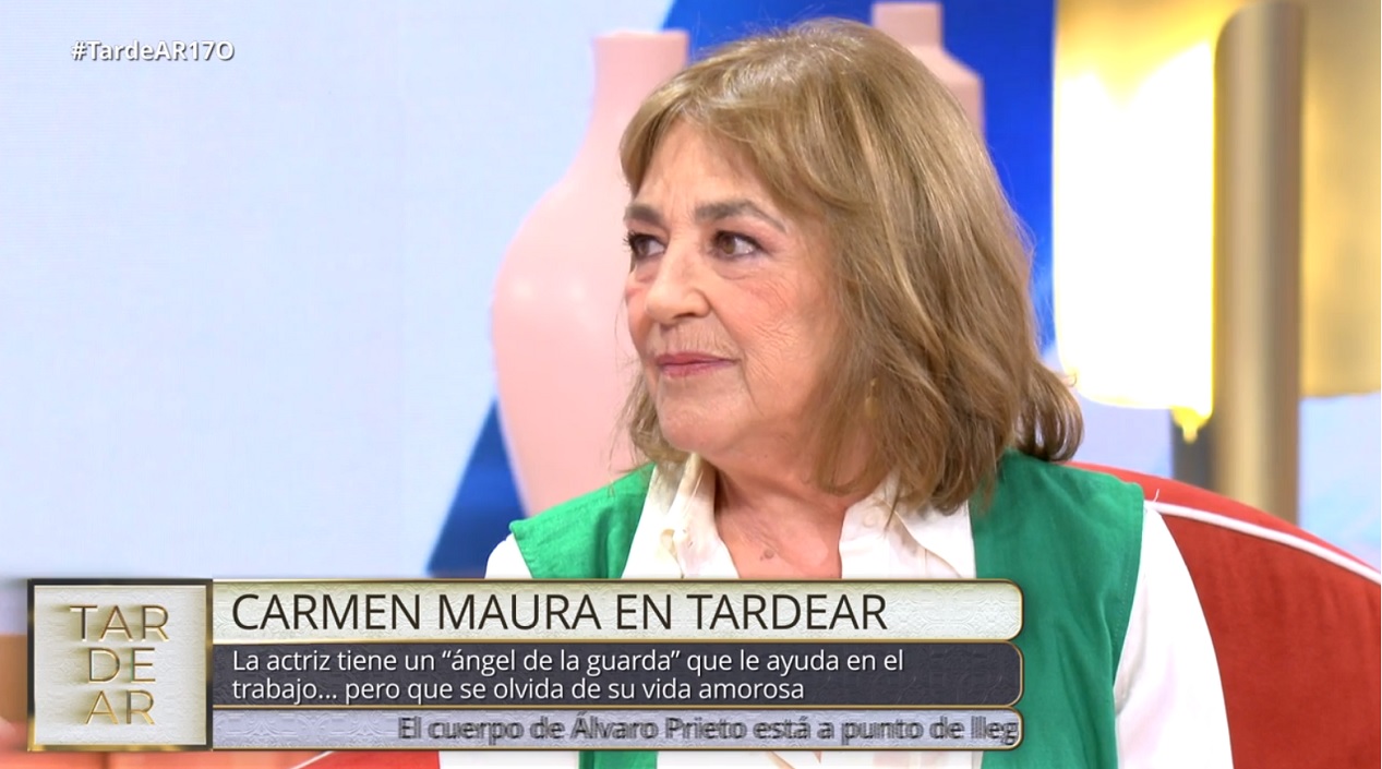 Carmen Maura en el programa de TardeAR