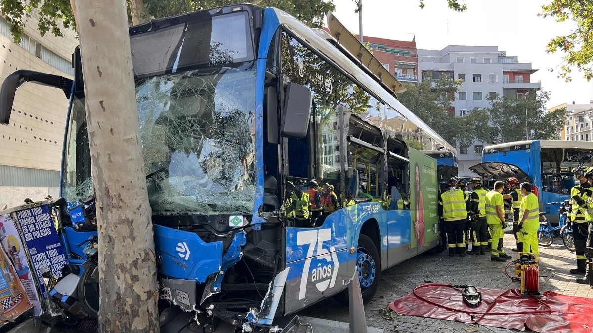 Un accidente en Madrid deja a seis heridos